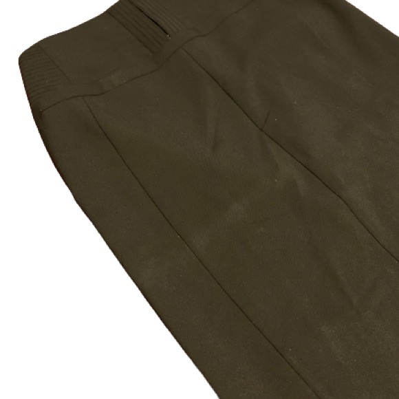 EXPRESS DESIGN STUDIO Leopard Print Lined Black Pencil Skirt Sz 8 - Picture 4 of 10